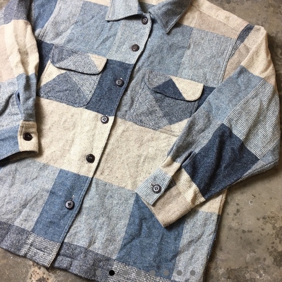 COLORS OF BENETTON WOOL FLANNEL XL - Picture 2 of 2